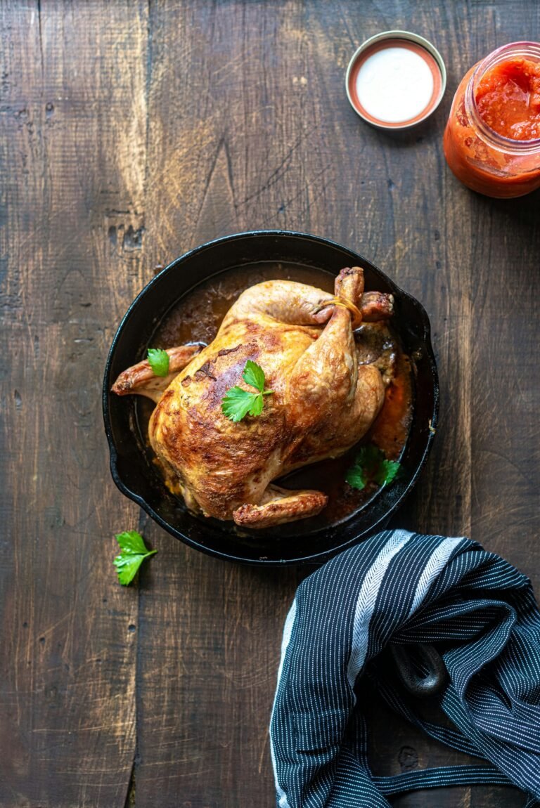 Roast chicken Sunday lunch at Jail House Pub